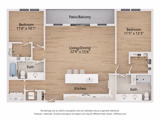 Apartment Home B1 4208 floor plan